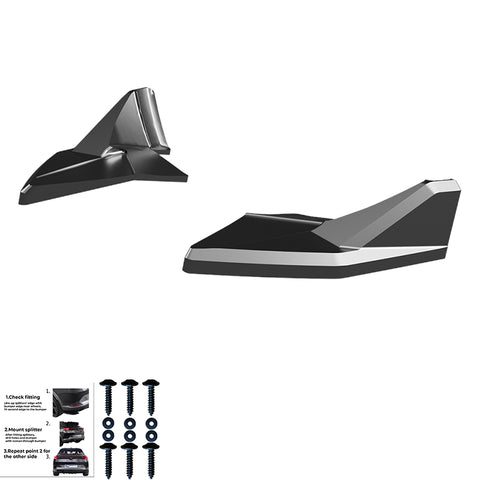 Rear Side Splitters SKODA Kodiaq
