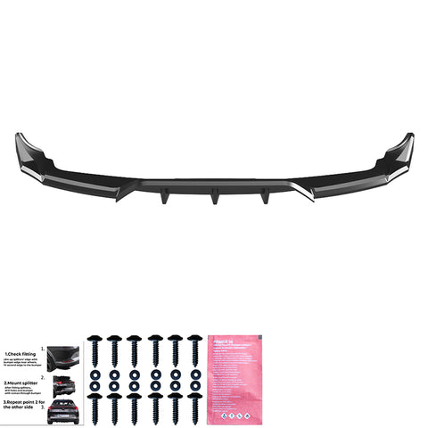 Rear Center Splitters TESLA Model Y