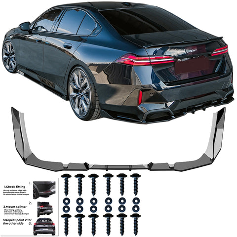 Rear Center Splitters BMW 5 Series / i5