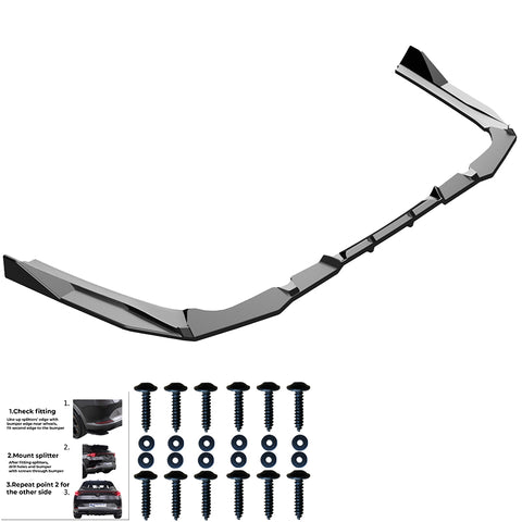 Rear Center Splitters BMW 5 Series / i5