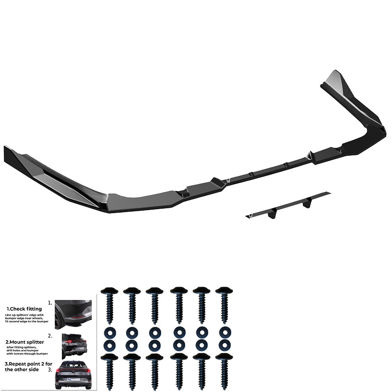 Rear Center Splitters BMW 5 Series / i5