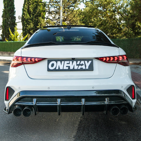 Rear Side Splitters AUDI S3