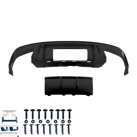 Rear Diffuser SKODA Octavia RS Mk4 2020+ Versiyon 2