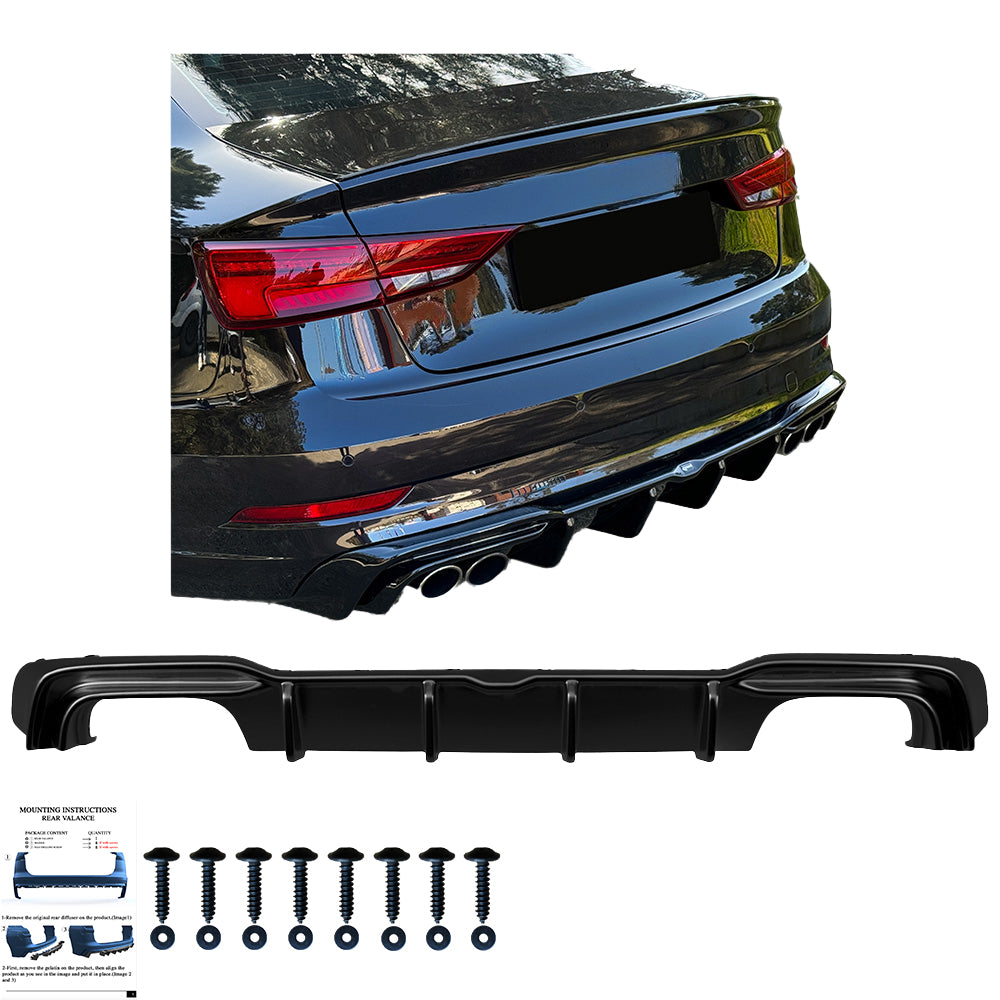 Rear Diffusor AUDI S3