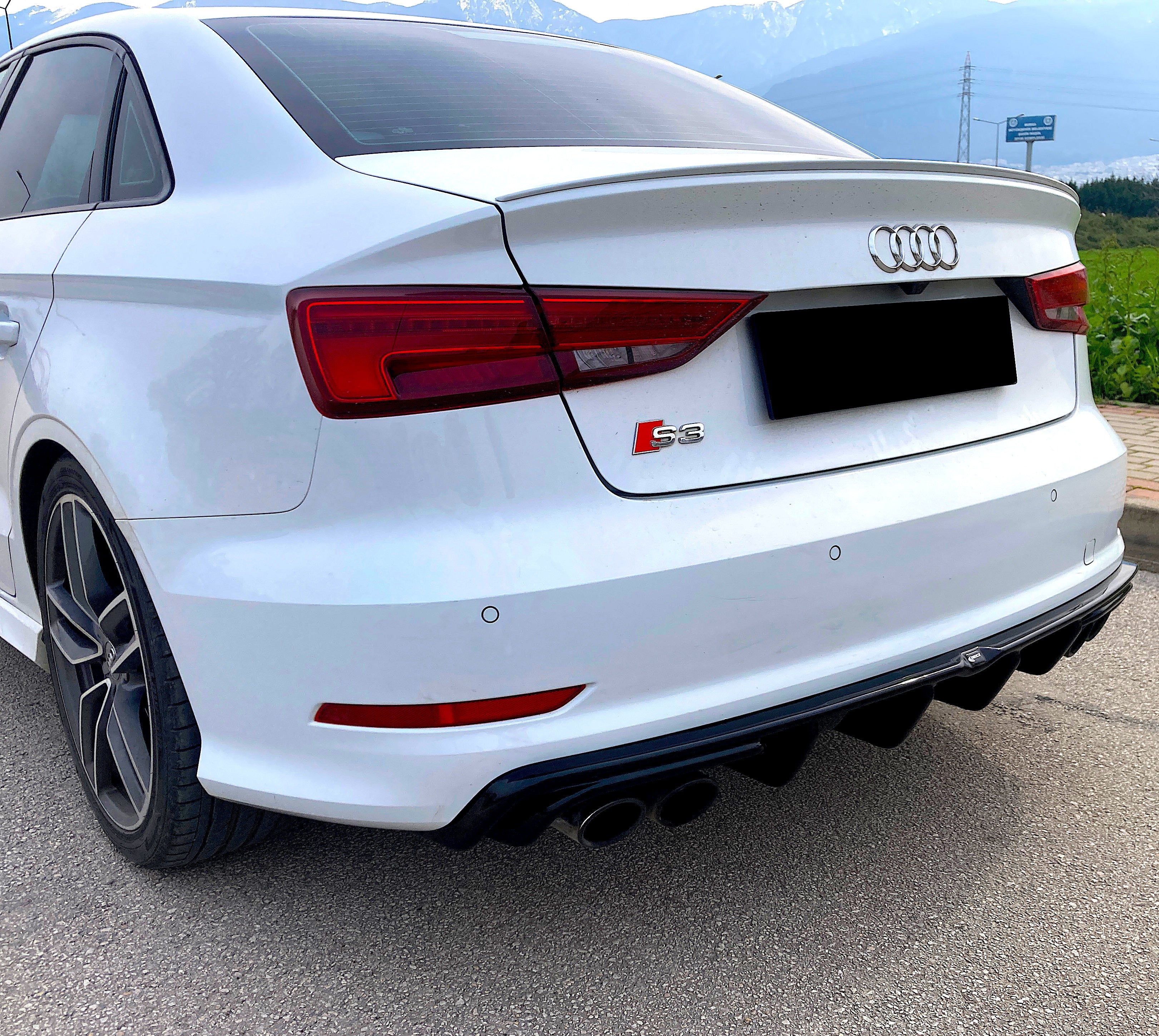 AUDI S3 Sedan 8V 2013-2016 Rear Valance Diffuser - ONEWAY Automotive GmbH