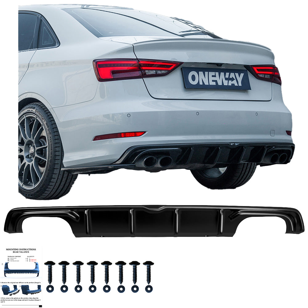 Rear Diffusor AUDI S3