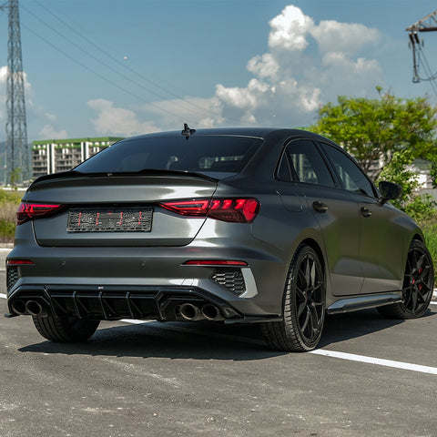 Rear Diffuser compatible with AUDI S3/A3 S-Line Sedan/Sportback 8Y 2020-2024