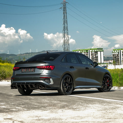 Rear Diffuser compatible with AUDI S3/A3 S-Line Sedan/Sportback 8Y 2020-2024