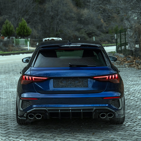 Rear Diffuser compatible with AUDI S3/A3 S-Line Sedan/Sportback 8Y 2020-2024