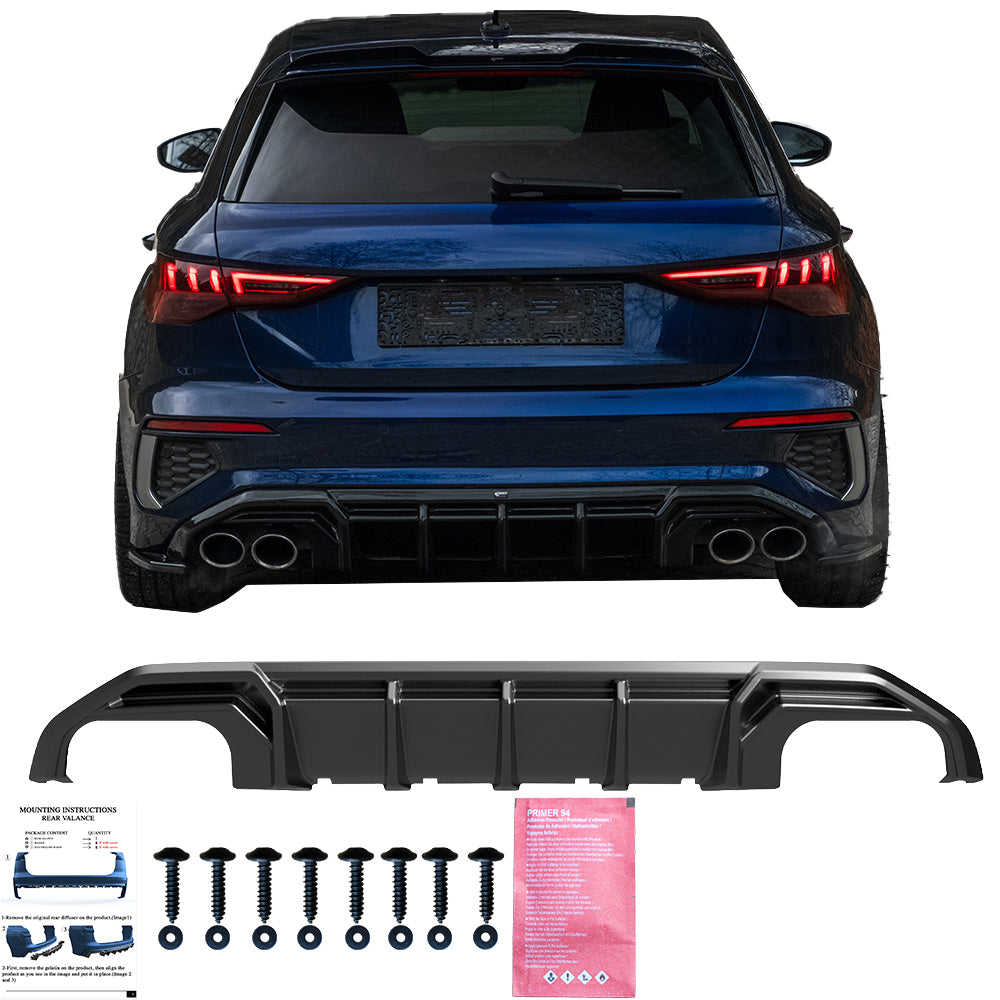 Rear Diffusor AUDI S3