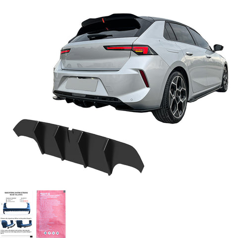 Difusor trasero Compatible con OPEL Astra L 2020+