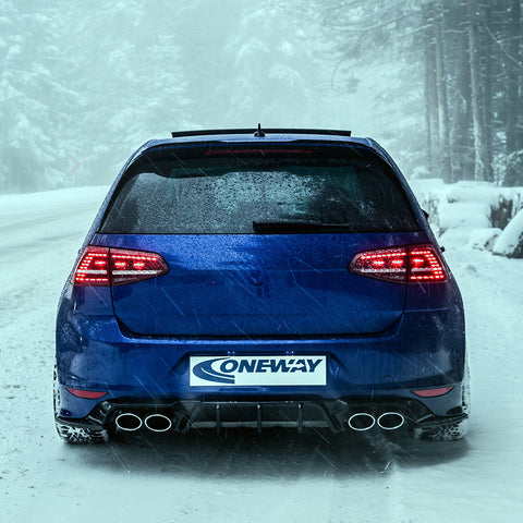 Heckdiffusor kompatibel mit VW Golf MK 7 R 2013-2016