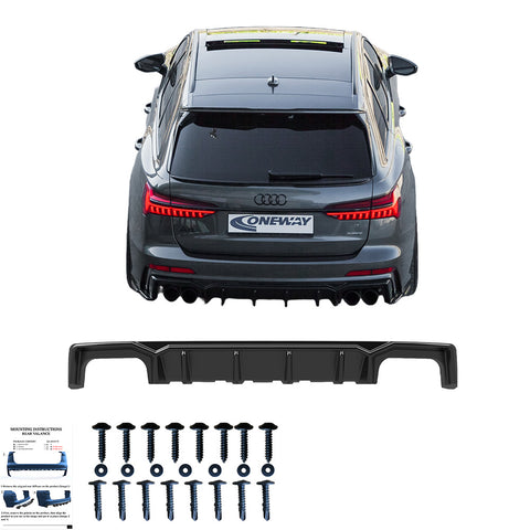 Rear Diffuser AUDI S6 C8 (Sedan-Avant) 2019+