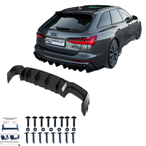 Rear Diffuser AUDI S6 C8 (Sedan-Avant) 2019+