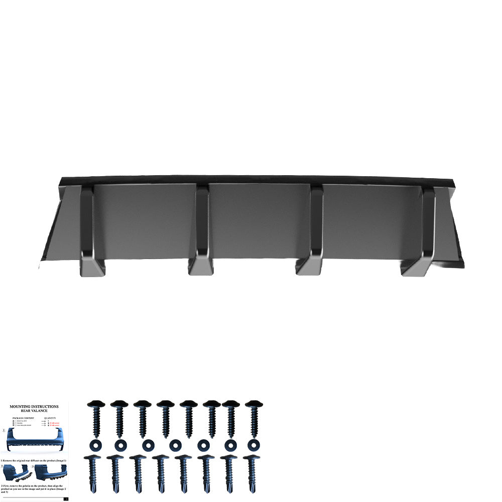 Rear Diffuser VW Tiguan Mk2 Standart / R-Line 2015-2020 - ONEWAY Automotive GmbH