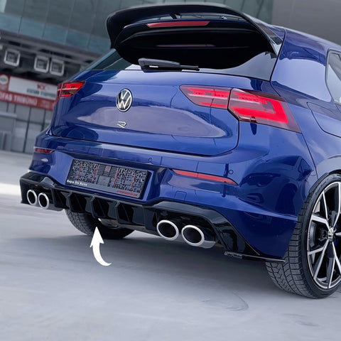 VW Volkswagen Golf MK 8 R 2020+ Rear Diffusor - ONEWAY Automotive GmbH