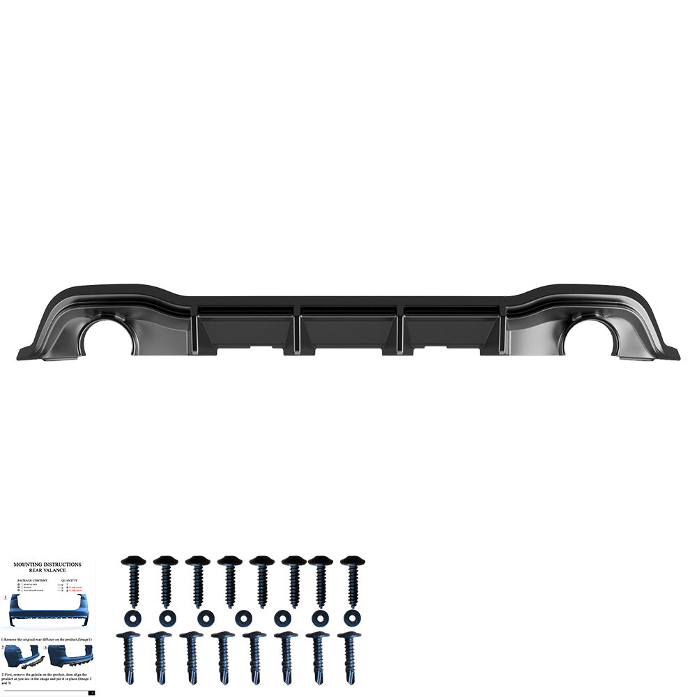 Rear Diffuser VW Golf MK 8 GTI / R-Line 2020+ - ONEWAY Automotive GmbH