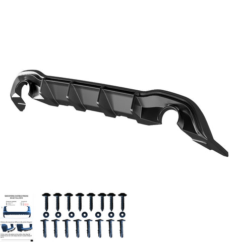 Rear Diffuser VW Golf MK 8 GTI / R-Line 2020+