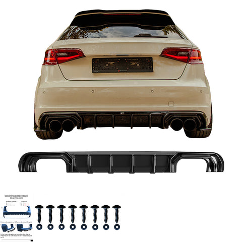 Rear Diffusor AUDI S3