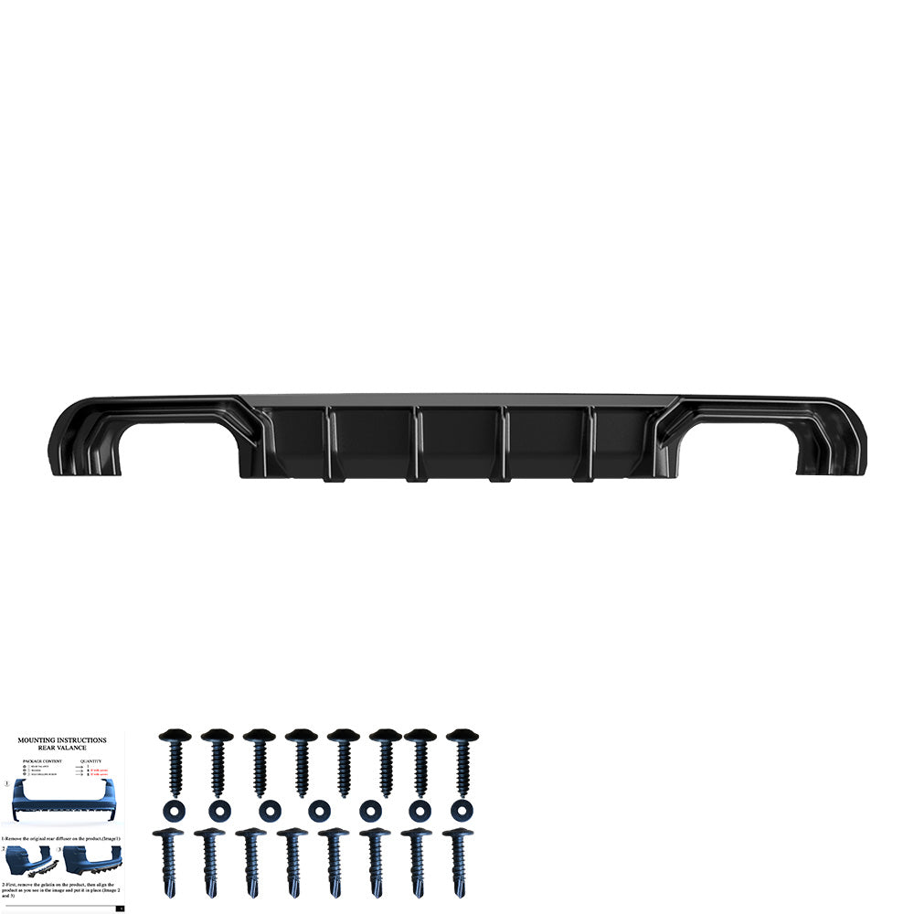 Rear Diffuser AUDI S3 Sportback 8V 2013-2016 - ONEWAY Automotive GmbH