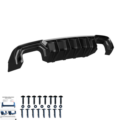 Rear Diffuser AUDI S3 Sportback 8V 2013-2016