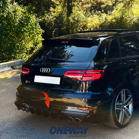 Rear Diffuser AUDI S3