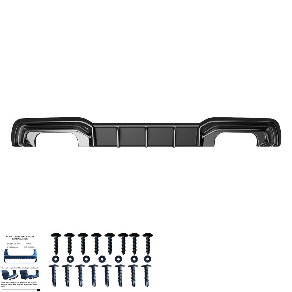 Rear Diffuser AUDI S3 Sportback 8V Facelift 2016-2020 - ONEWAY Automotive GmbH
