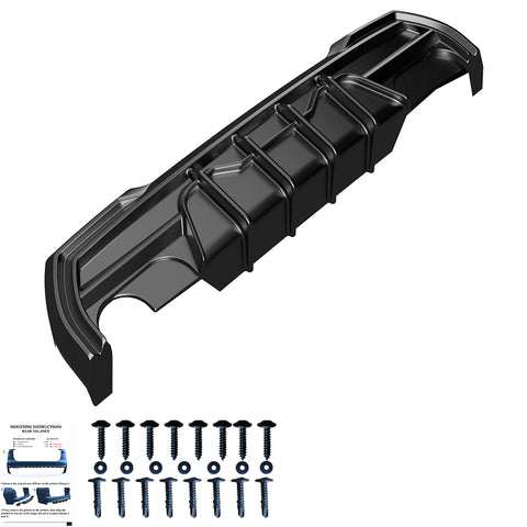 Rear Diffuser compatible with BMW 1 Series F40 M-Pack/M135i 2019-2024
