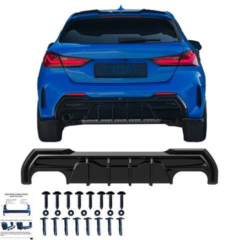 Rear Diffuser compatible with BMW 1 Series F40 M-Pack/M135i 2019-2024