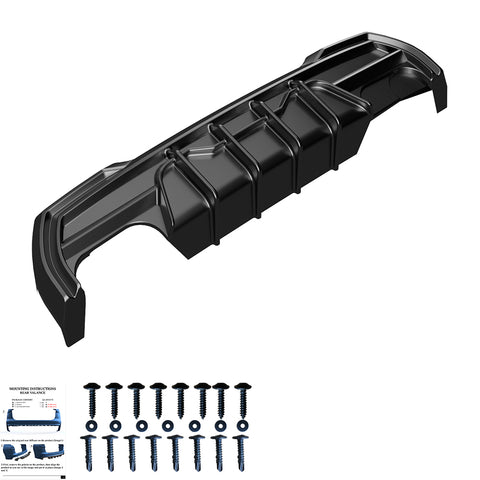 Rear Diffuser compatible with BMW 1 Series F40 M-Pack/M135i 2019-2024