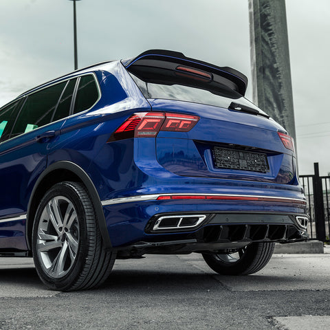 Rear Diffuser compatible with VOLKSWAGEN VW Tiguan R-Line Mk2 Facelift 2020-2024