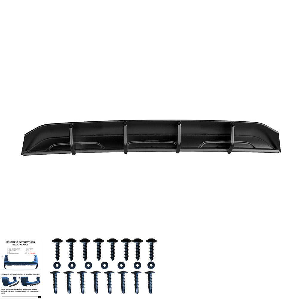 Rear Diffuser VW Tiguan R-Line Mk2 Facelift 2020-2024 - ONEWAY Automotive GmbH