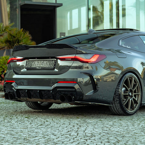 Difusor trasero Compatible con BMW Serie 4 (Coupé/Cabrio) G22 M-Pack/M440i 2020+