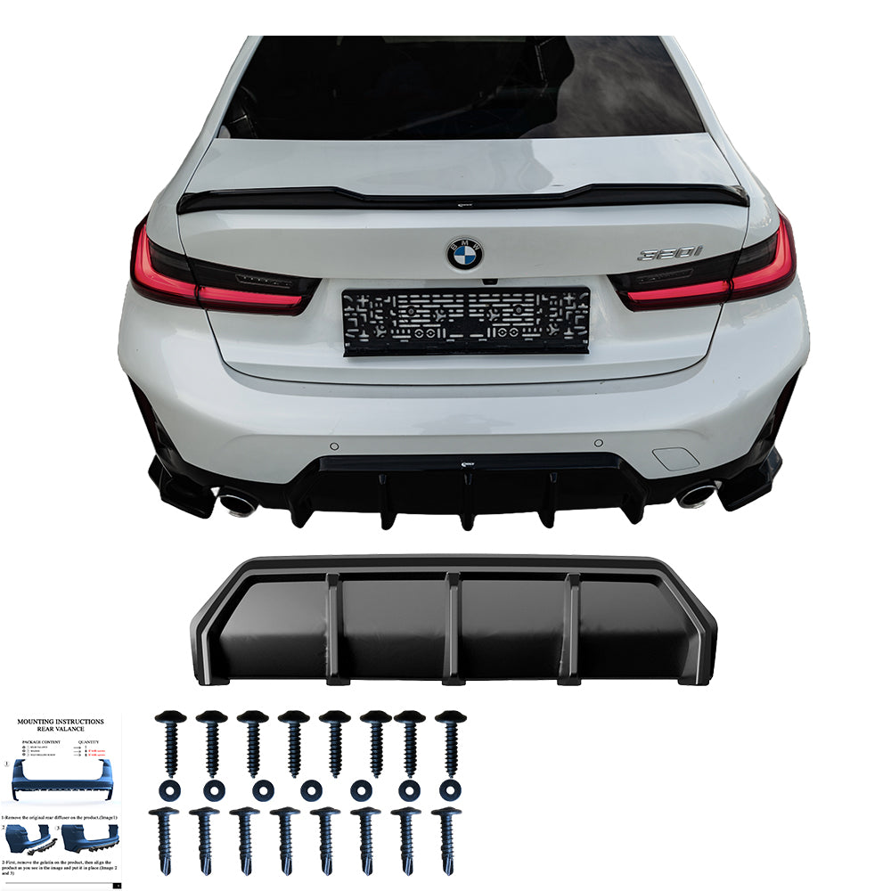 Rear Diffuser BMW 3 Series M-Pack G20/G21 Facelift 2022+