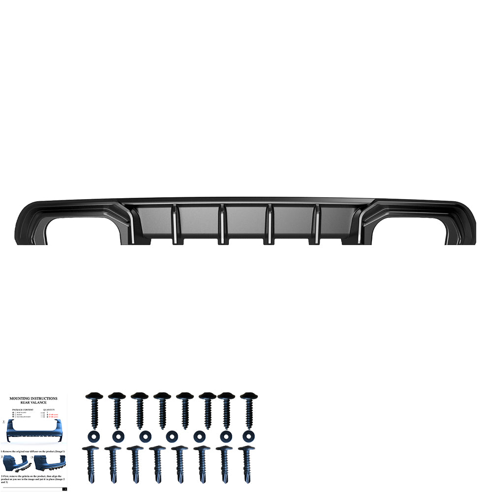 Rear Diffuser AUDI A3 Sedan 8V Facelift 2016-2020