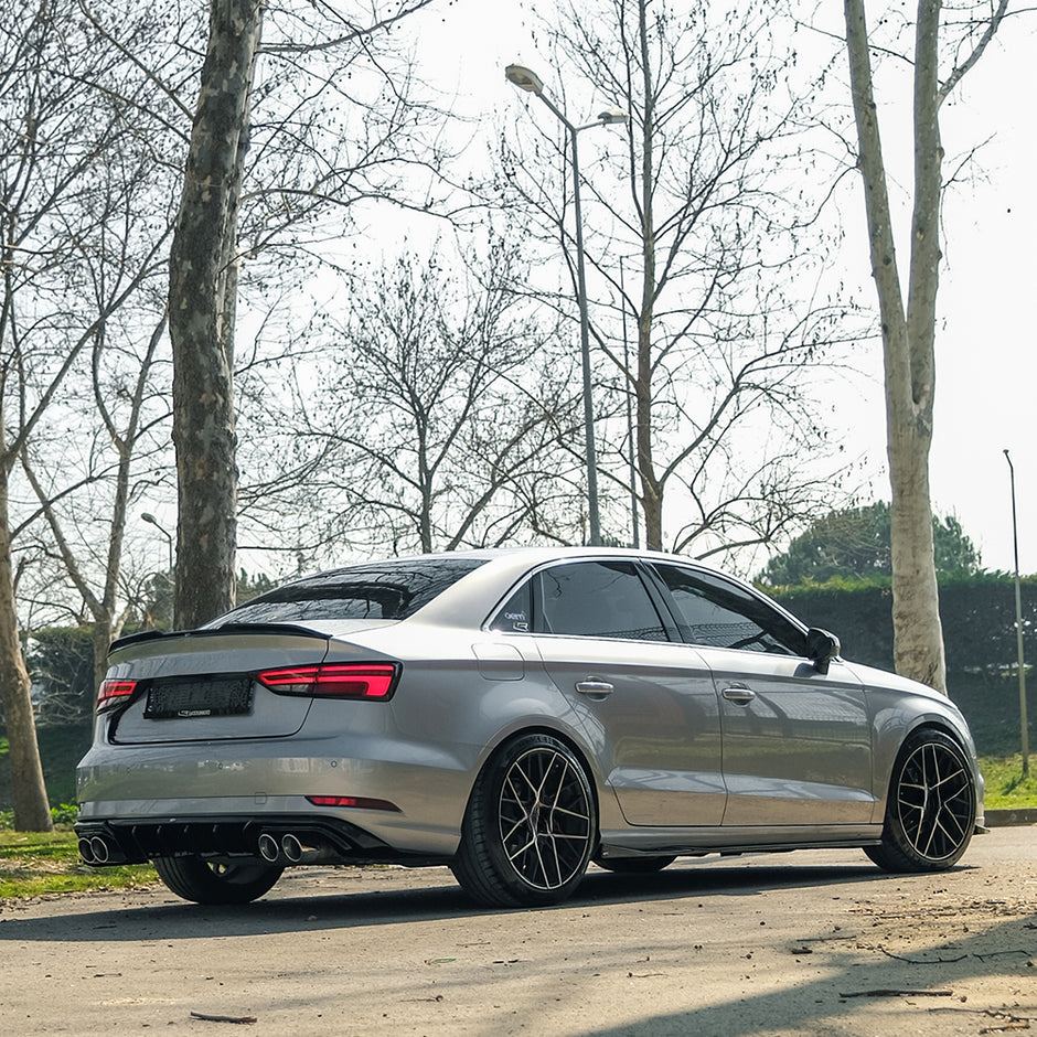 Maxton Design Heckdiffusor für Audi A3 S-Line Sportback 8V Facelift Ho