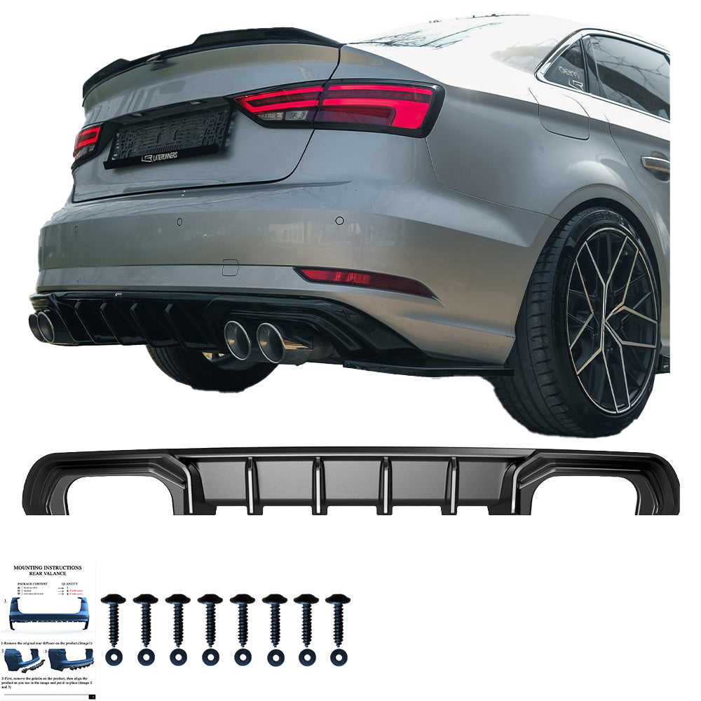 Rear Diffuser AUDI A3