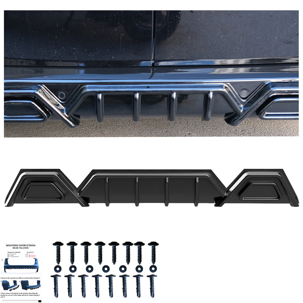 Rear Diffuser VW Transporter T7 2024+ / FORD Transit Custom Mk2 2023+ - ONEWAY Automotive GmbH