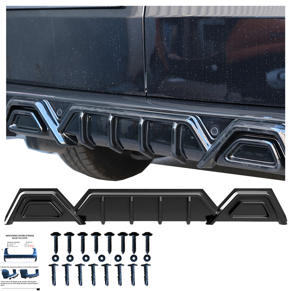 Rear Diffuser VW Transporter T7 2024+ / FORD Transit Custom Mk2 2023+ - ONEWAY Automotive GmbH