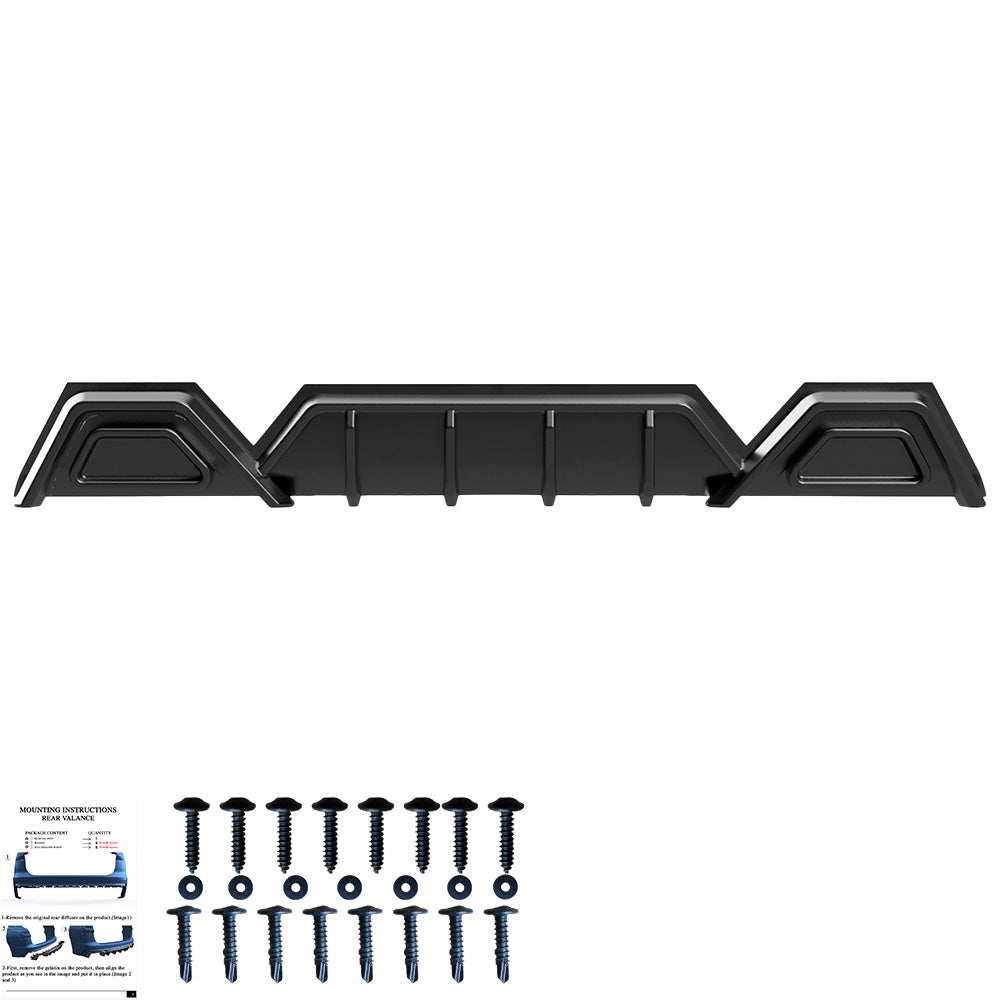 Rear Diffuser VW Transporter T7 2024+ / FORD Transit Custom Mk2 2023+ - ONEWAY Automotive GmbH
