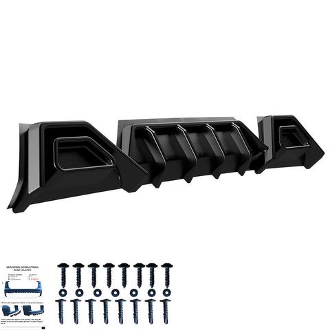 Rear Diffuser VW Transporter T7 2024+ / FORD Transit Custom Mk2 2023+ - ONEWAY Automotive GmbH