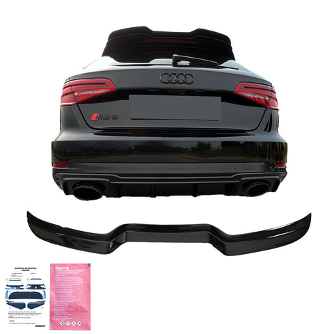 Roof Spoiler AUDI RS3 8V Sportback 2015-2016 / Facelift Sportback 2017-2019