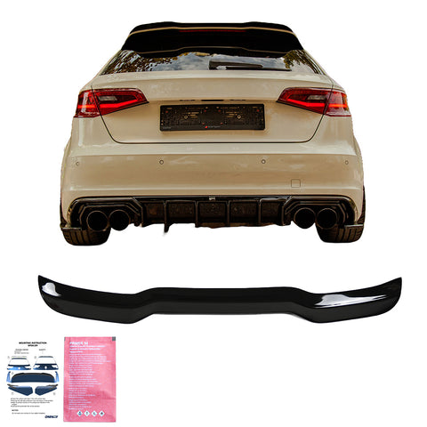 Dachspoiler kompatibel mit AUDI S3 Sportback 8V / 8V Facelift 2013-2019