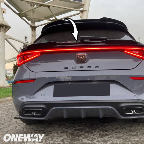 CUPRA Leon 2020+ Trunk Spoiler Gloss Black - ONEWAY Automotive GmbH