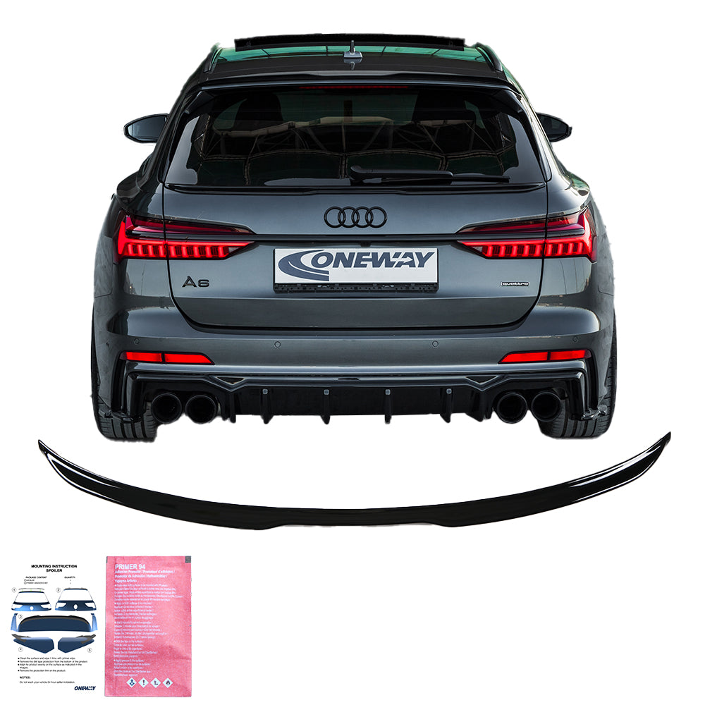 Trunk Spoiler AUDI S6 C8 Avant 2019+