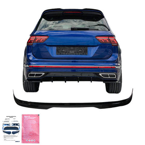 Rear Spoiler compatible with VOLKSWAGEN VW Tiguan MK 2 R / R Line Facelift 2020+