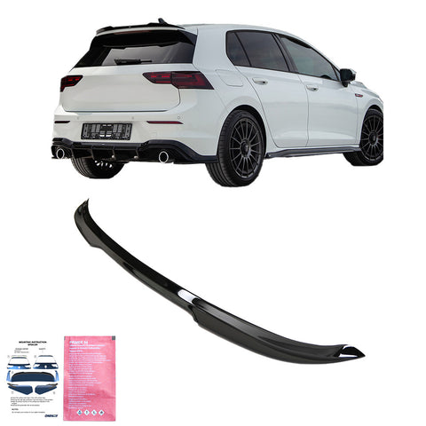 Extension de alerón Compatible con VW Golf Mk8 GTI 2020+