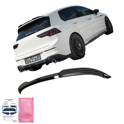 Extension de alerón Compatible con VW Golf Mk8 GTI 2020+