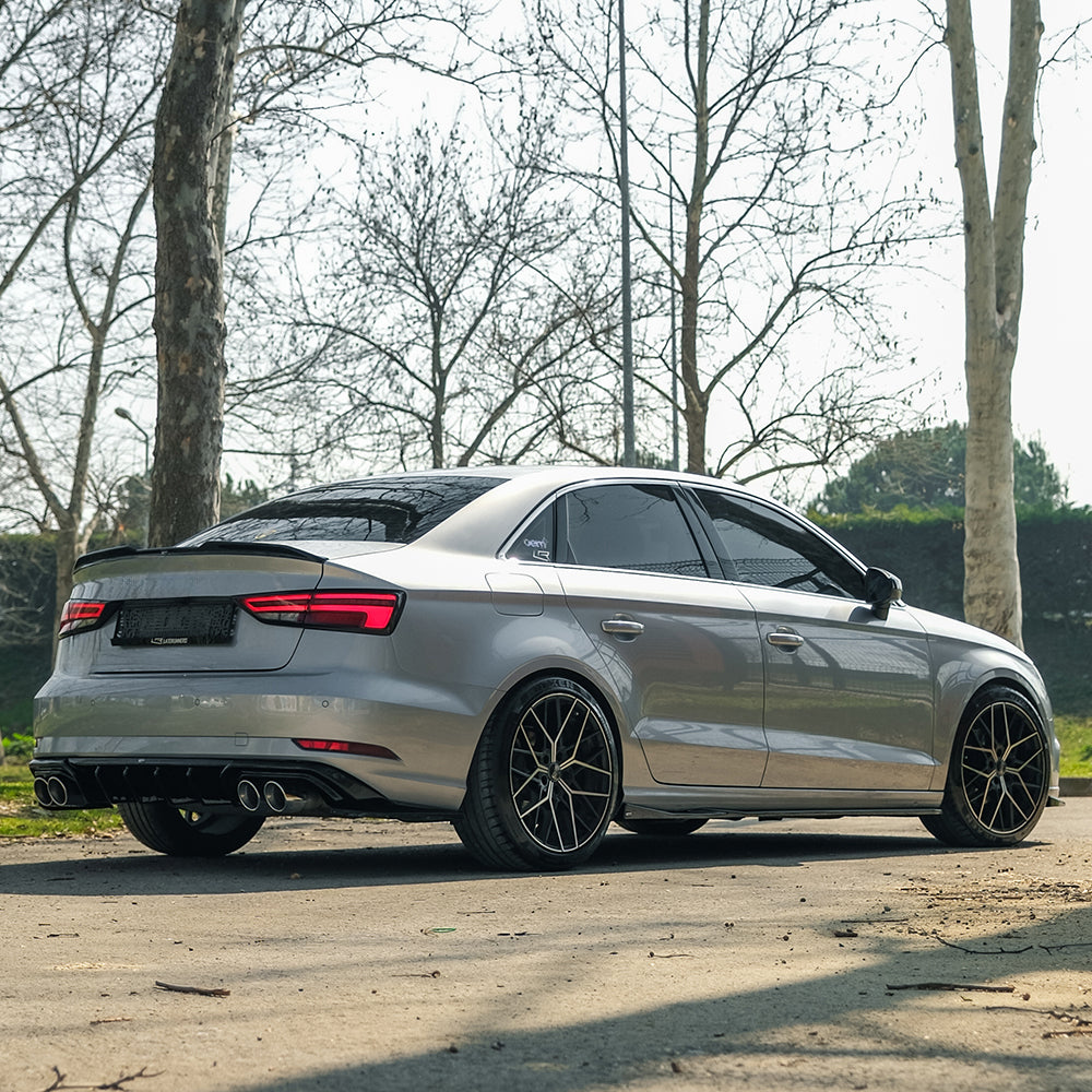 Extension de alerón Compatible con AUDI A3 A3 S-Line S3 RS3 Sedán 8V / 8V Facelift 2013-2020