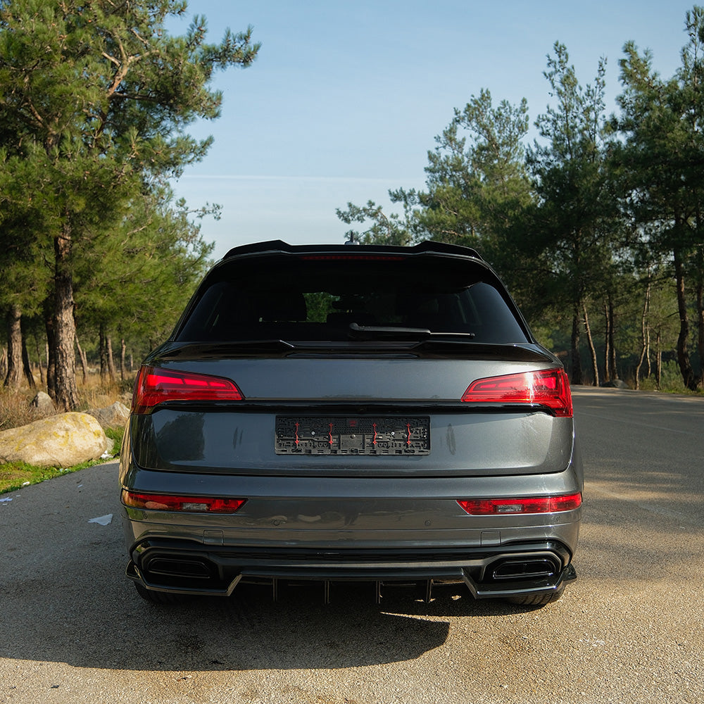 Extension de alerón Compatible con Audi Q5 S-Line SUV Mk2 Facelift 2020-2024